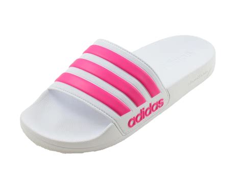 adidas badslippers rood roze|Roze adidas Slippers voor dames online kopen .